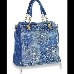 New bling out jean bag brand new bag.